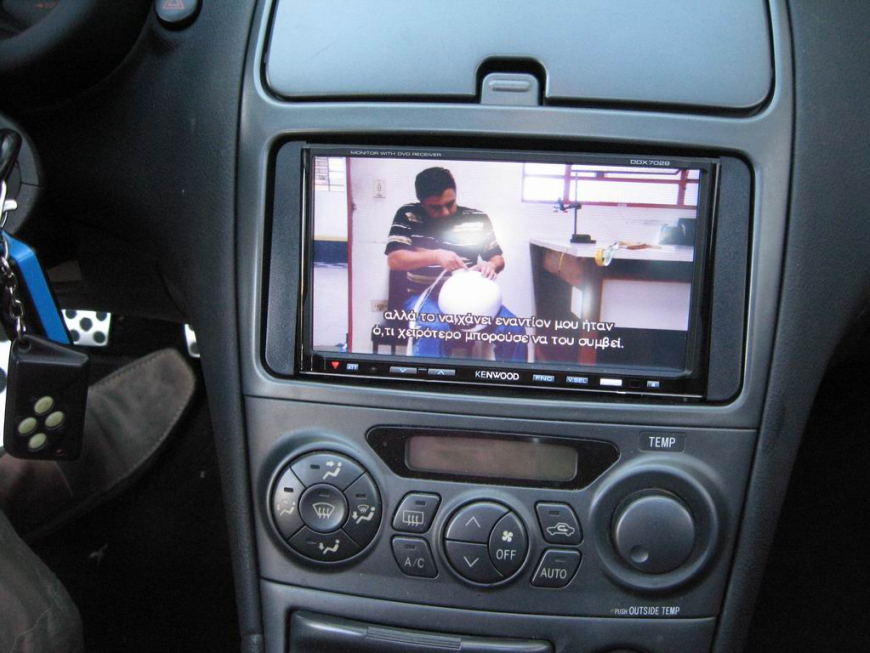 Εγκατάσταση 2Din  οθόνης Kenwood σε Toyota Celica