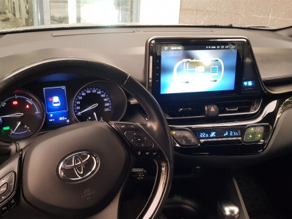 Εγκατάσταση οθόνης Digital IQ με Car Cinema Navigation Android σε Toyota CHR.