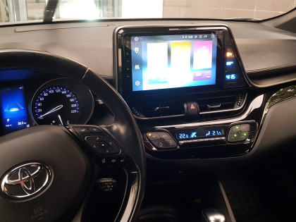 Εγκατάσταση οθόνης Digital IQ με Car Cinema Navigation Android σε Toyota CHR.