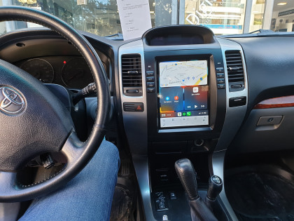Εγκατάσταση οθόνης Tesla Style σε Toyota Land Cruiser J120
