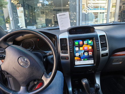 Εγκατάσταση οθόνης Tesla Style σε Toyota Land Cruiser J120