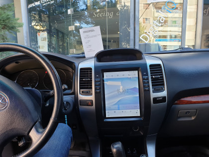 Εγκατάσταση οθόνης Tesla Style σε Toyota Land Cruiser J120