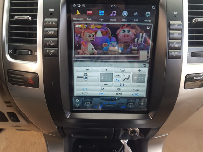 Εγκατάσταση οθόνης Tesla Style σε Toyota Land Cruiser
