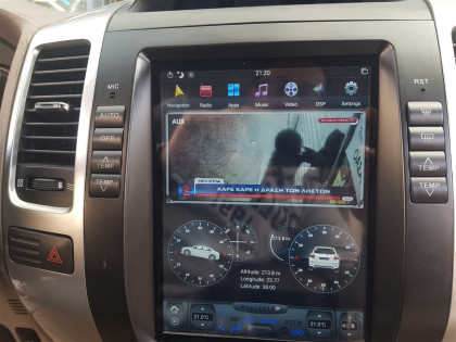 Εγκατάσταση οθόνης Tesla Style σε Toyota Land Cruiser