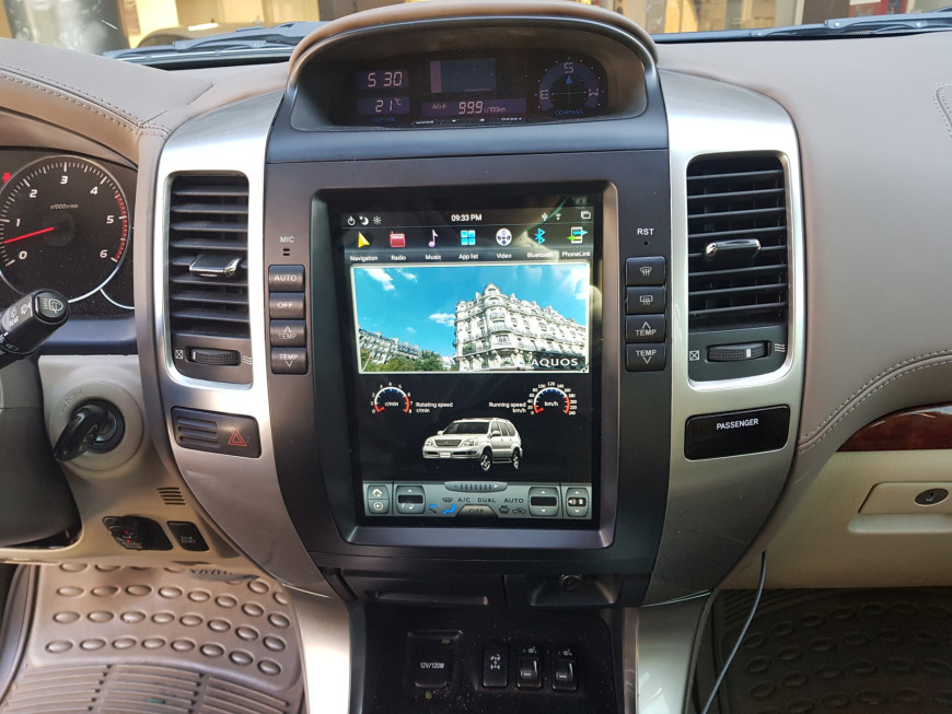 Εγκατάσταση οθόνης Tesla Style σε Toyota Land Cruiser