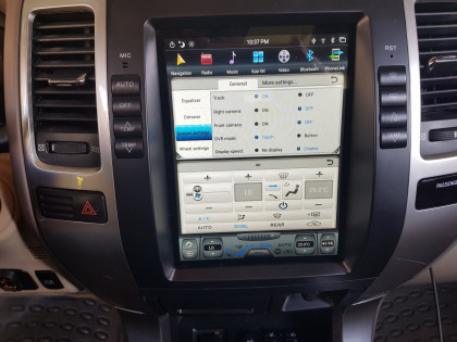 Εγκατάσταση οθόνης Tesla Style σε Toyota Land Cruiser
