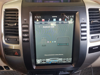 Εγκατάσταση οθόνης Tesla Style σε Toyota Land Cruiser