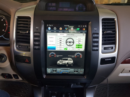 Εγκατάσταση οθόνης Tesla Style σε Toyota Land Cruiser