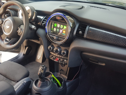 Αναβάθμιση εργοστασιακής οθόνης με Ασύρματο Wireless Apple CarPlay/Android Auto σε Mini Cooper (F56) του 2020 