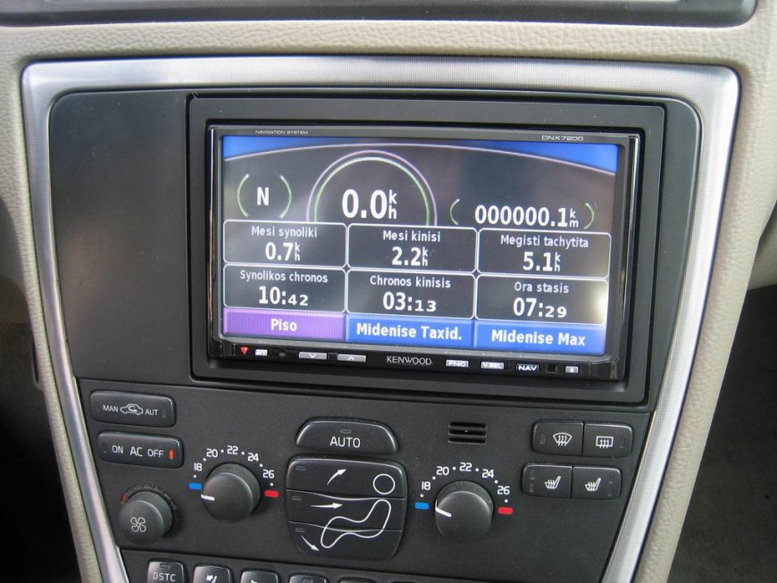 Εγκατάσταση 2DIN Kenwood Οθόνης και κάμερας οπισθοπορείας σε Volvo S60