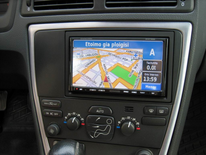 Εγκατάσταση 2DIN Kenwood και κάμερας οπισθοπορείας σε Volvo S60