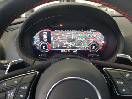 Αναβάθμιση εργοστασιακής οθόνης με Apple CarPlay/Android Auto σε Audi RS3 8V