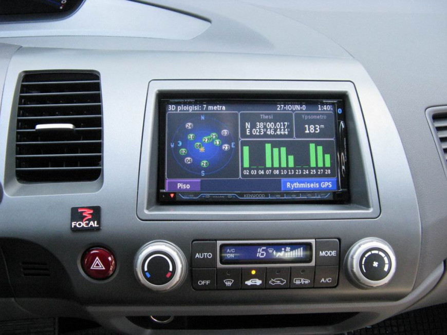 Εγκατάσταση οθόνης 2Din Kenwood σε Honda Civic Hybrid