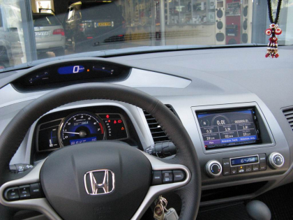 Εγκατάσταση οθόνης 2Din Kenwood σε Honda Civic Hybrid