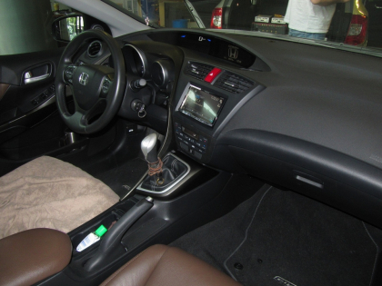 Εγκατάσταση οθόνης 2DIN Pioneer σε Honda Civic  του 2012