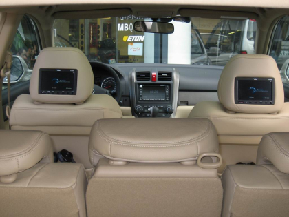 Εγκατάσταση οθονών Veba και Sony Play Station σε Honda CRV