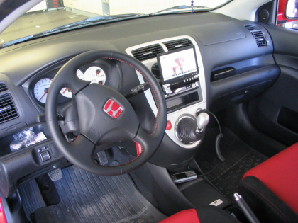 Εγκατάσταση οθόνης 1Din Kenwood και ηχείων Focal σε Honda Civic Type-R