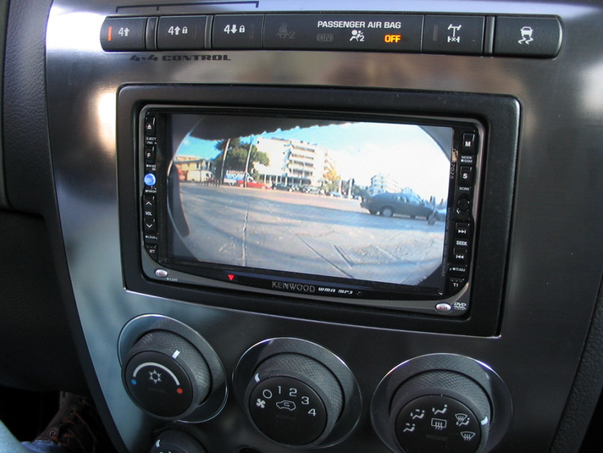 Εγκατάσταση οθόνης 2Din Kenwood και κάμερας οπισθοπορείας σε Hummer H3