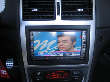 Εγκατάσταση οθόνης 2Din Kenwood σε Peugeot 307 CC