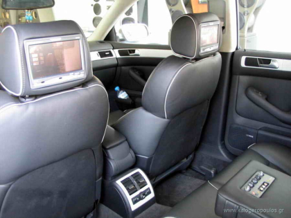 Εγκατάσταση Video in motion και οθόνες προσκεφάλων σε Audi RS6