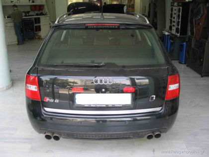 Εγκατάσταση Video in motion και οθόνες προσκεφάλων σε Audi RS6