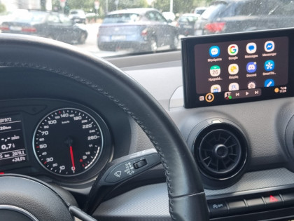 Αναβάθμιση Audi Q3: Εγκατάσταση Apple CarPlay, Android Auto & Κάμερας Οπισθοπορείας