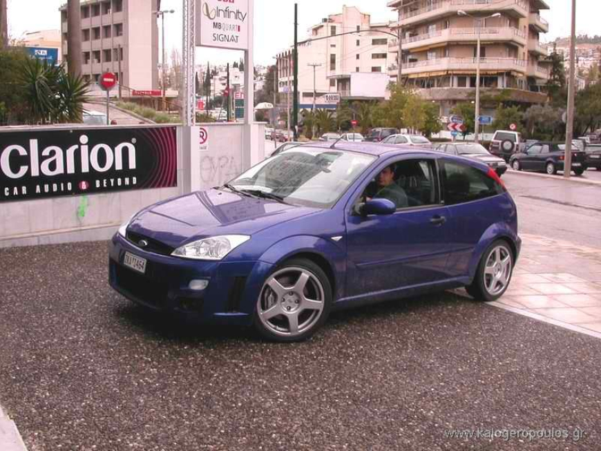 Εγκατάσταση αντικλεπτικού συστήματος και συστήματος εντοπισμού σε Ford Focus RS 