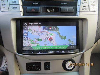 Εγκατάσταση οθόνης 2Din Pioneer σε Lexus RX 400 Hybrid
