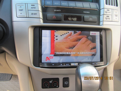 Εγκατάσταση οθόνης 2Din Pioneer σε Lexus RX 400 Hybrid