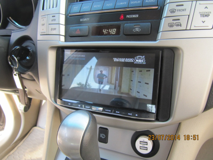 Εγκατάσταση οθόνης 2Din Pioneer σε Lexus RX 400 Hybrid