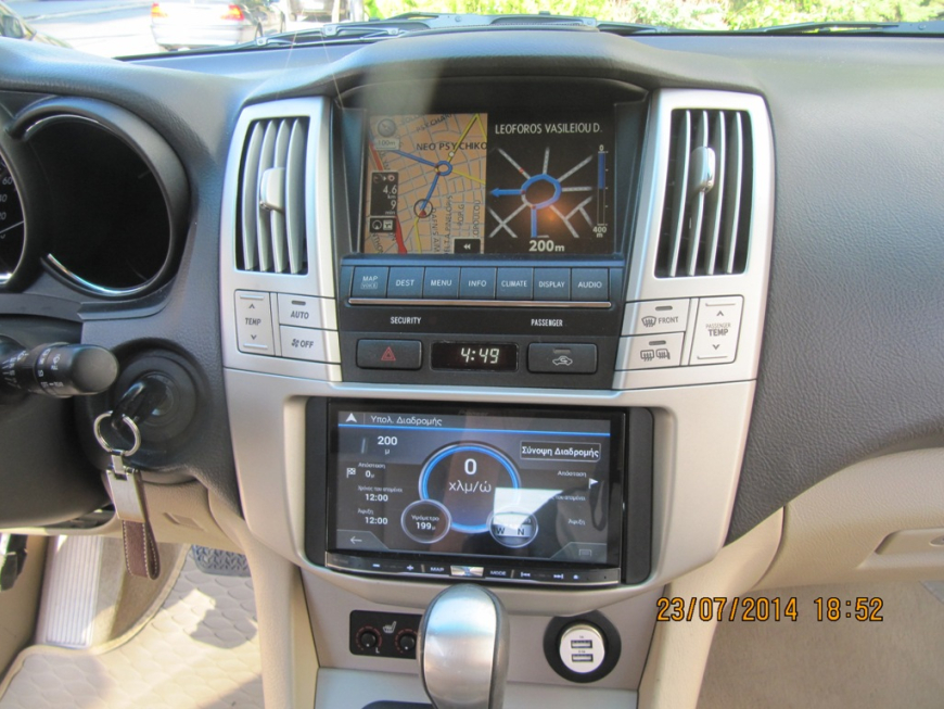 Εγκατάσταση οθόνης 2Din Pioneer σε Lexus RX 400 Hybrid