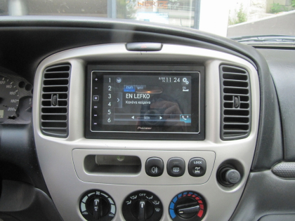 Εγκατάσταση οθόνης 2Din Pioneer και κάμερας οπισθοπορείας σε Mazda Tribute του 2003