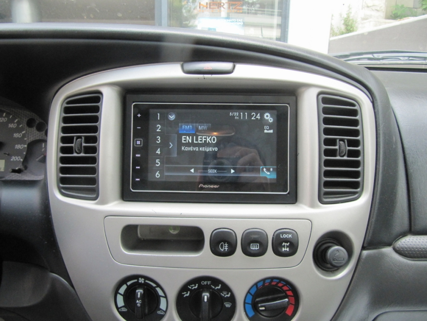 Εγκατάσταση οθόνης 2Din Pioneer και κάμερας οπισθοπορείας σε Mazda Tribute του 2003