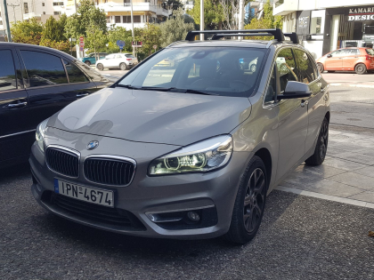 Εγκατάσταση Wireless CarPlay, Android Auto, Media Player & Rear Camera σε BMW 2 Series F45 (2014–2018).