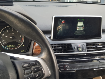 Εγκατάσταση Wireless CarPlay, Android Auto, Media Player & Rear Camera σε BMW 2 Series F45 (2014–2018).