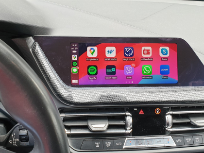 Εγκατάσταση Apple CarPlay & Android Auto σε BMW 1 Series F40.