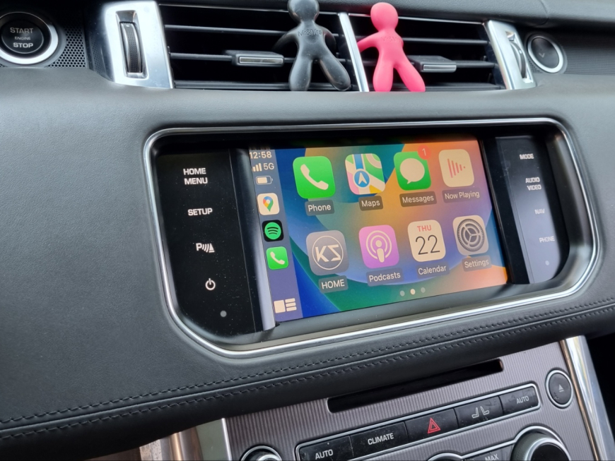 Εγκατάσταση Apple Car Play, Android Auto σε Range Rover Sport Hse Sdv 6.