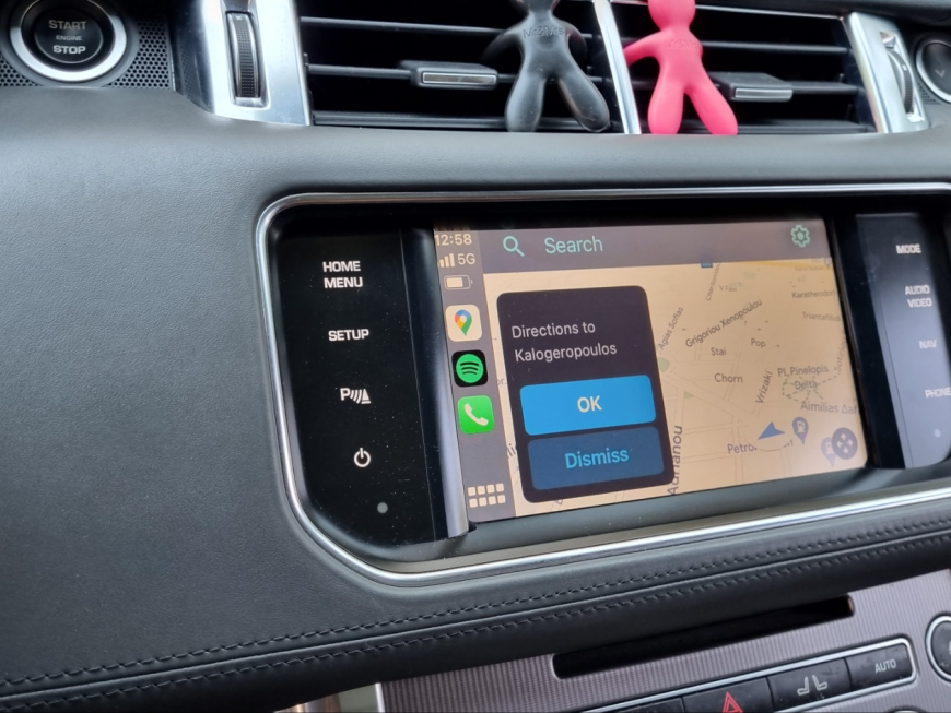 Εγκατάσταση Apple Car Play, Android Auto σε Range Rover Sport Hse Sdv 6.