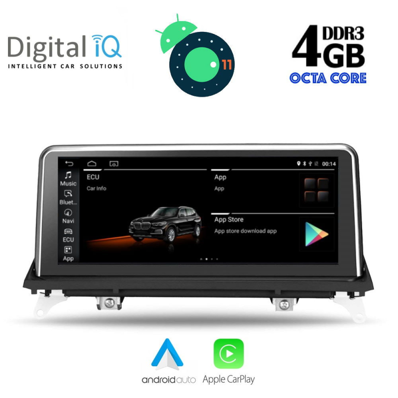 DIGITAL IQ TOP 10977_CPA (10.25'') MULTIMEDIA SYSTEM for BMW X5 (E70) – X6 (E71) mod. 2009-2013 (CIC)