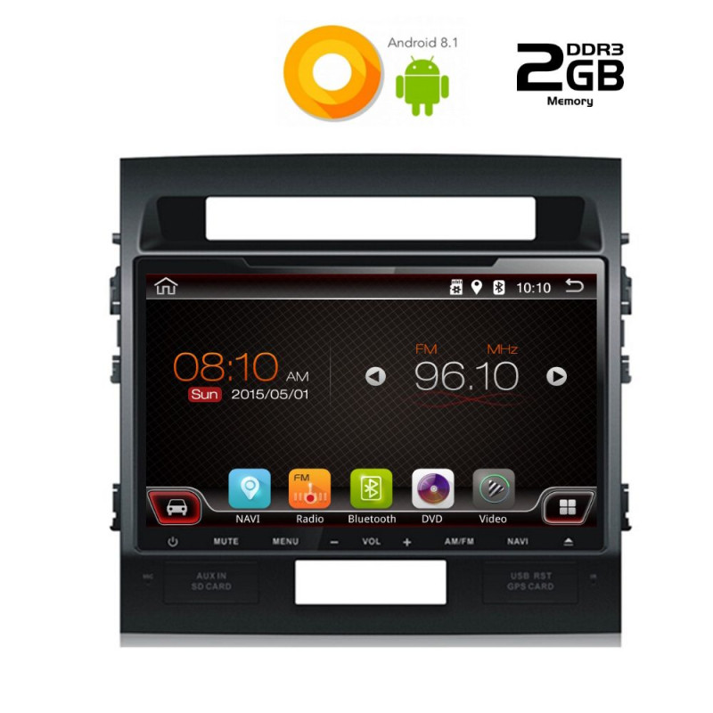 DIGITAL IQ 8382_GPS (9inc) MULTIMEDIA SYSTEM for TOYOTA LANDCRUISER J150 mod. 2008-2015