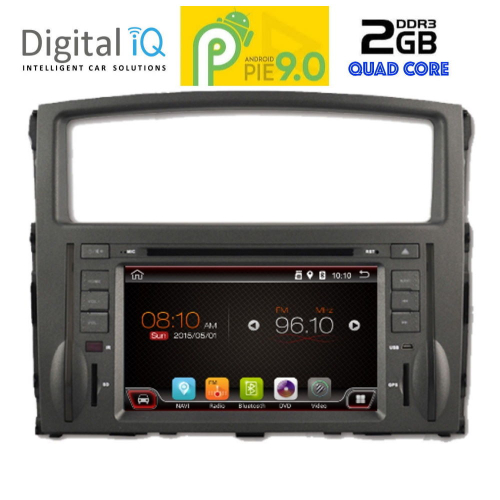 DIGITAL IQ 9038_GPS (7''_DVD) MULTIMEDIA SYSTEM for  MITSUBISHI PAJERO  2006-2013