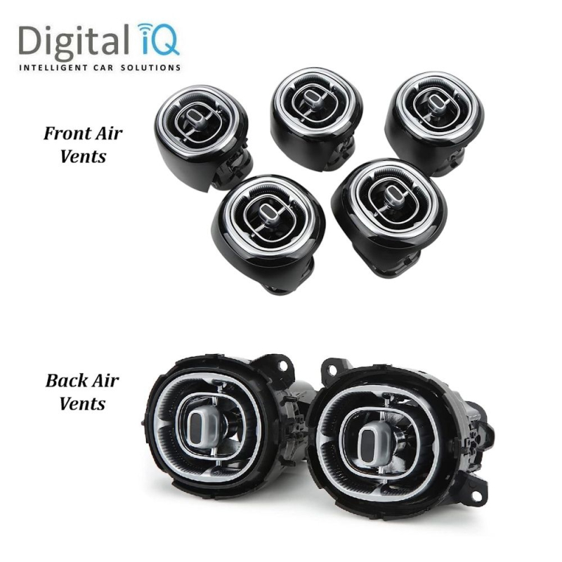 DIQ AMBIENT 8176 GLC AIC BENZ GLC X254 AIR VENTS (Digital iQ Turbine Air Vent Ambient Light Kit MERCEDES GLC X254 mod. 2022>