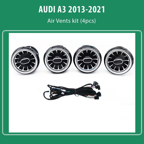 DIQ AMBIENT AUDI A3 8V-CF mod. 2013-2021 (Digital iQ Turbine Air Vent Ambient Light Kit AUDI A3 8V mod. 2013-2021)