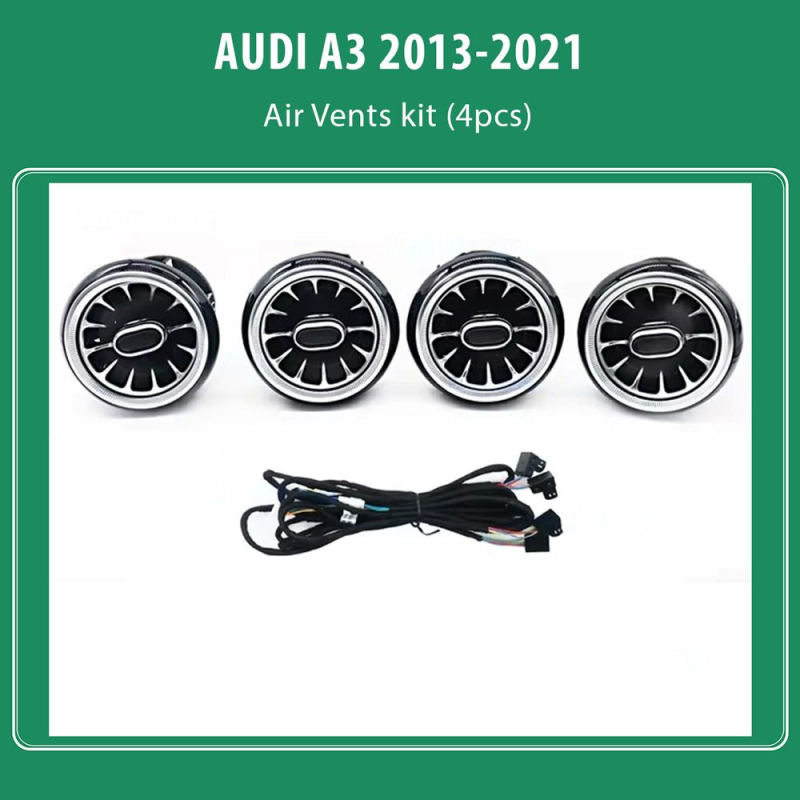 DIQ AMBIENT AUDI A3 8V-CF mod. 2013-2021 (Digital iQ Turbine Air Vent Ambient Light Kit AUDI A3 8V mod. 2013-2021) DIQ AMBIENT AUDI A3 8V-CF mod. 2013-2021 (Digital iQ Turbine Air Vent Ambient Light Kit AUDI A3 8V mod. 2013-2021)