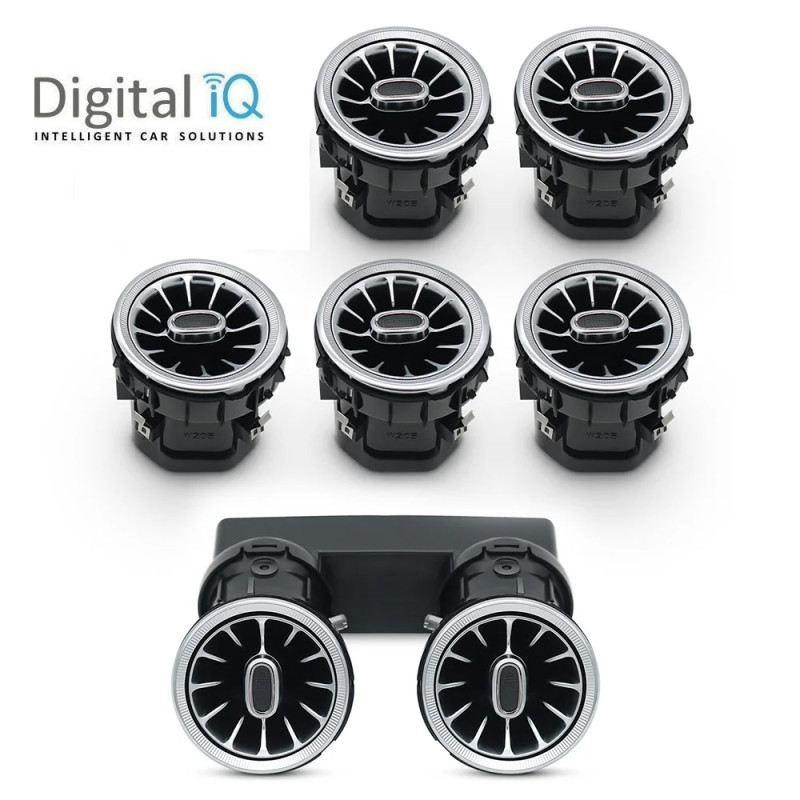 DIQ AMBIENT 8176 GS - AIRVENTS BENZ A-CLA-GLA mod. 2019> (Digital iQ Turbine Air Vent Ambient Light Kit for MERCEDES A - CLA - GLA mod. 2019>)