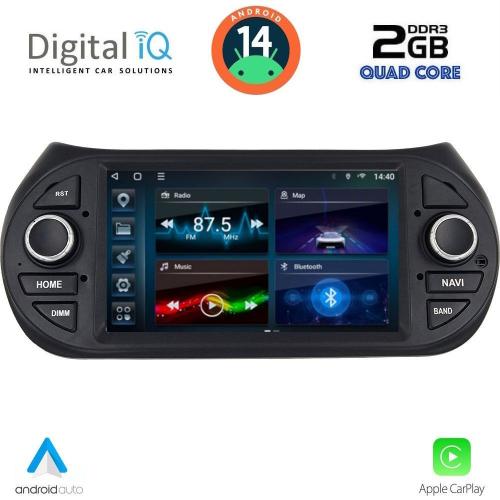 DIGITAL IQ BLD 092_CPA (7&quot; DECK) MULTIMEDIA for CT NEMO – FT FIORINO-QUBO – PG BIPPER mod. 2008&gt;