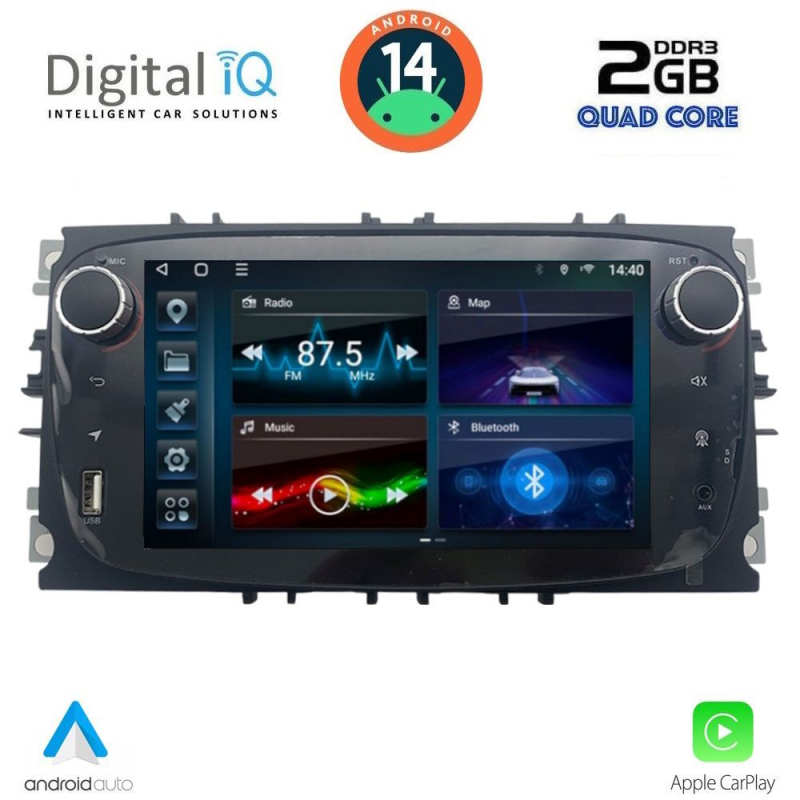 DIGITAL IQ BLD 203B_CPA (7" DECK) MULTIMEDIA for FORD mod. 2007-2011 DIGITAL IQ BLD 203B_CPA (7" DECK) MULTIMEDIA for FORD mod. 2007-2011