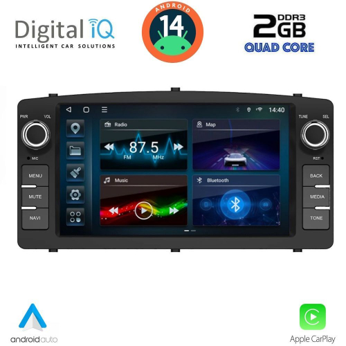 DIGITAL IQ BLD 210_CPA (7&quot; DECK) MULTIMEDIA OEM for TOYOTA COROLLA mod. 2000-2006