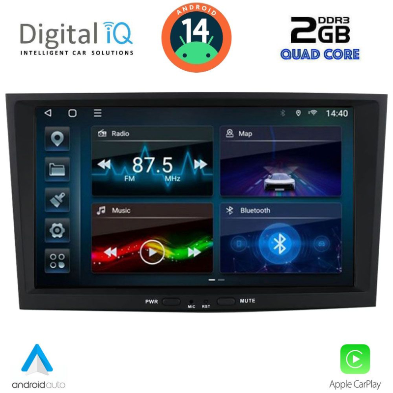 DIGITAL IQ BLD 218_CPA (8" DECK) MULTIMEDIA SYSTEM for OPEL ALL mod. 2003-2014