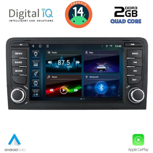 DIGITAL IQ BLD 249_CPA (7&quot; DECK) MULTIMEDIA OEM for AUDI A3 mod. 2003-2012